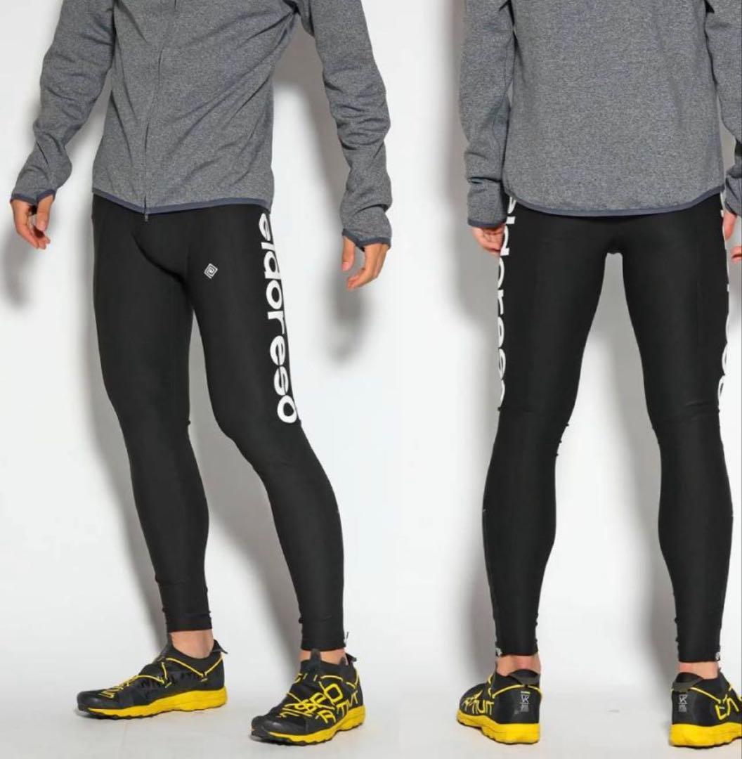 【美品】eldoreso ロングタイツXLジッパーポケット付き