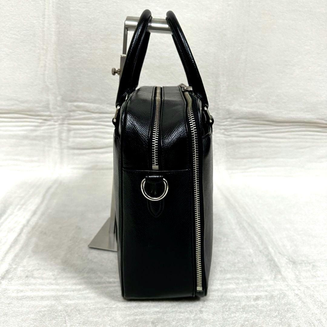 【極美品】COACH コーチ ビジネスバッグ 本革 レザー 2way ブラック