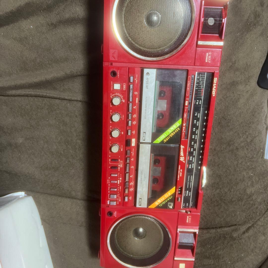 シャープ　GF-490R ダブルラジカセ　ヴィンテージ品