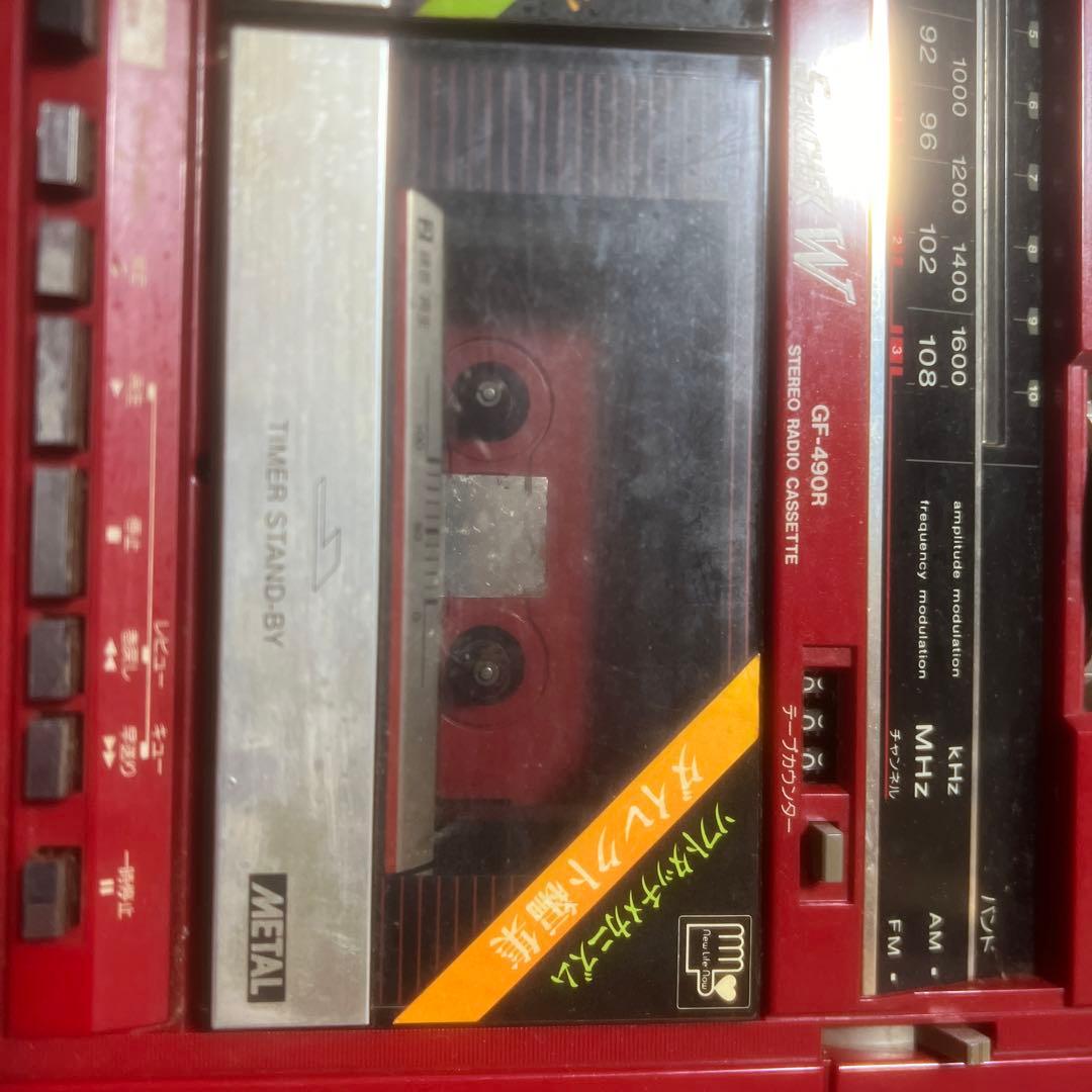 シャープ　GF-490R ダブルラジカセ　ヴィンテージ品