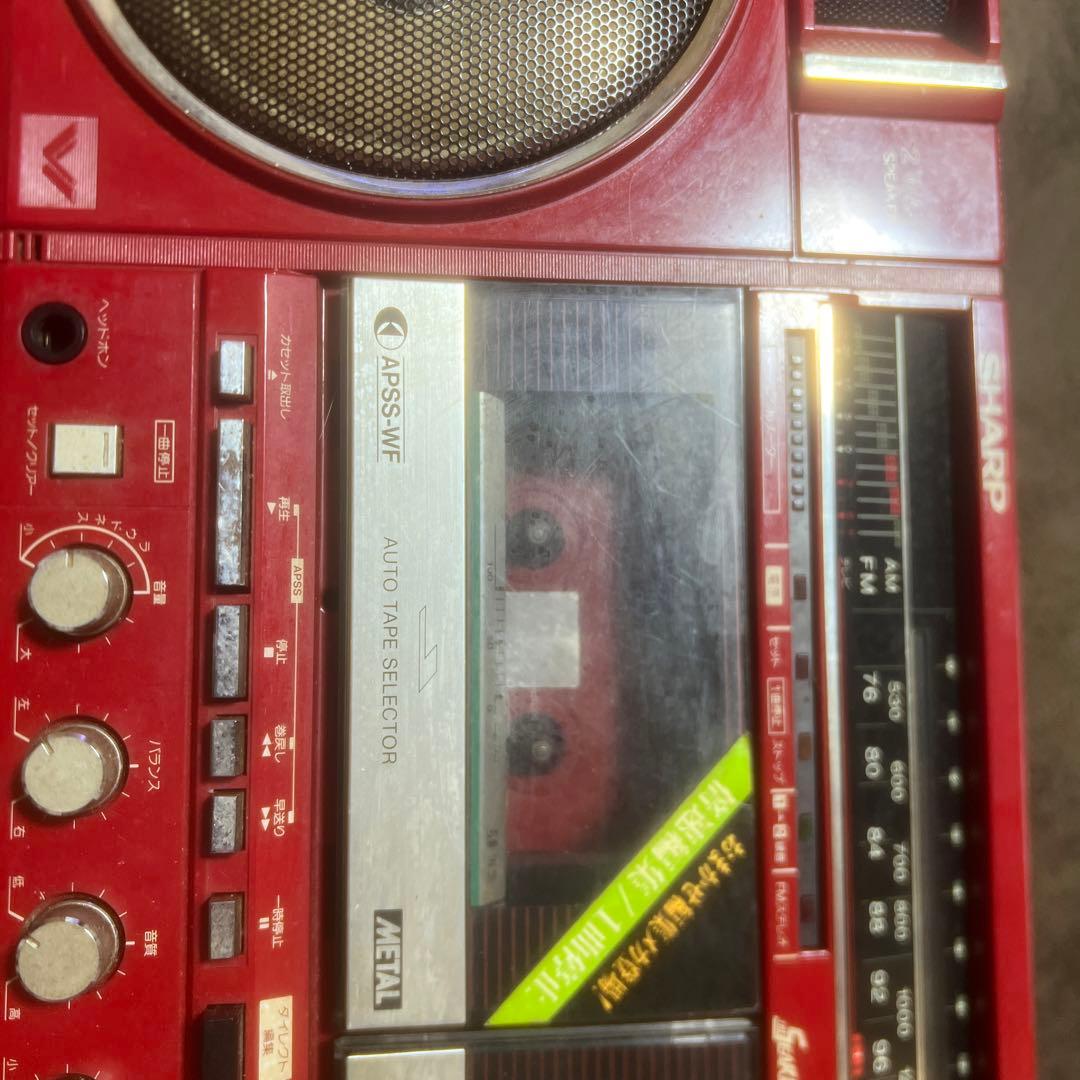 シャープ　GF-490R ダブルラジカセ　ヴィンテージ品