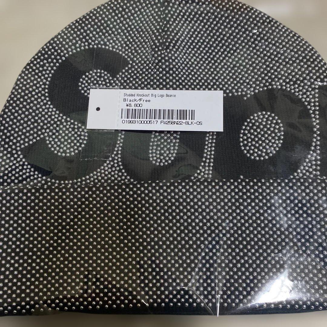 帽子 supreme Studded Knockout Big Logo Beanie