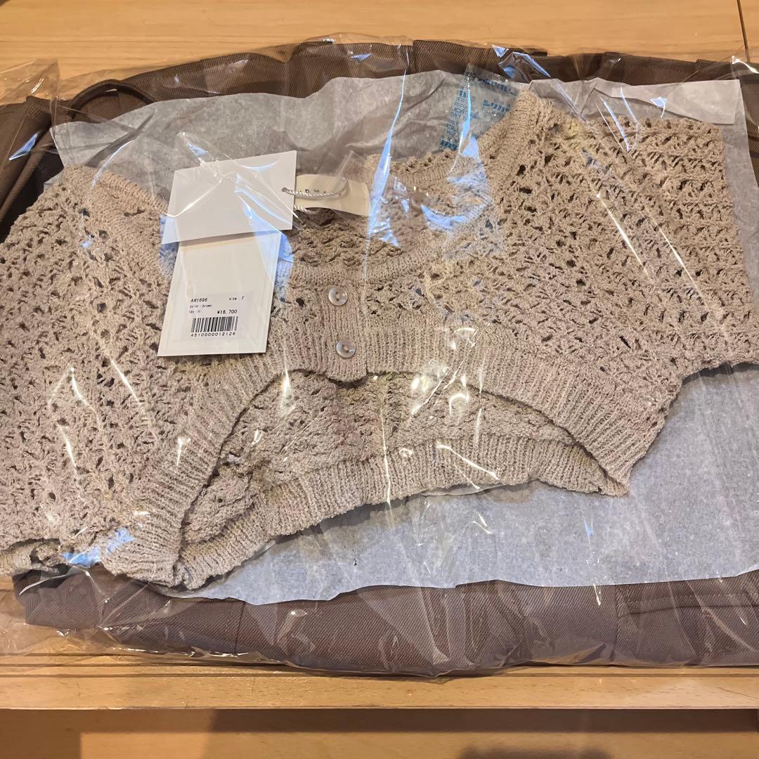 ワンピース ANDMARY Grenda pleats set mini dress