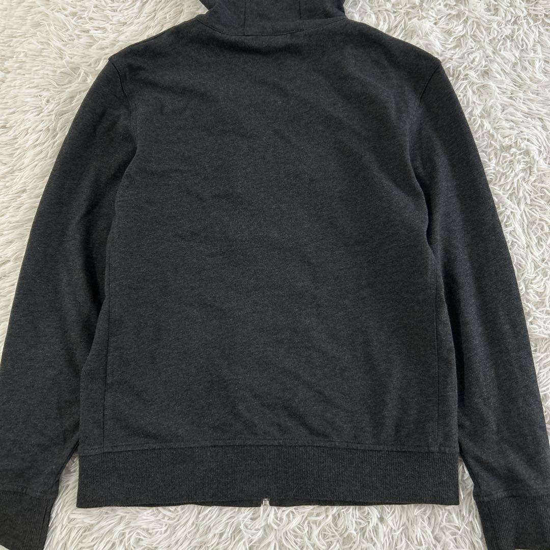 美品✨ バーバリーブラックレーベル ジップパーカー ホースロゴ刺繍 チェック L