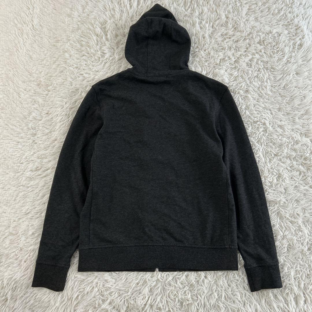 美品✨ バーバリーブラックレーベル ジップパーカー ホースロゴ刺繍 チェック L