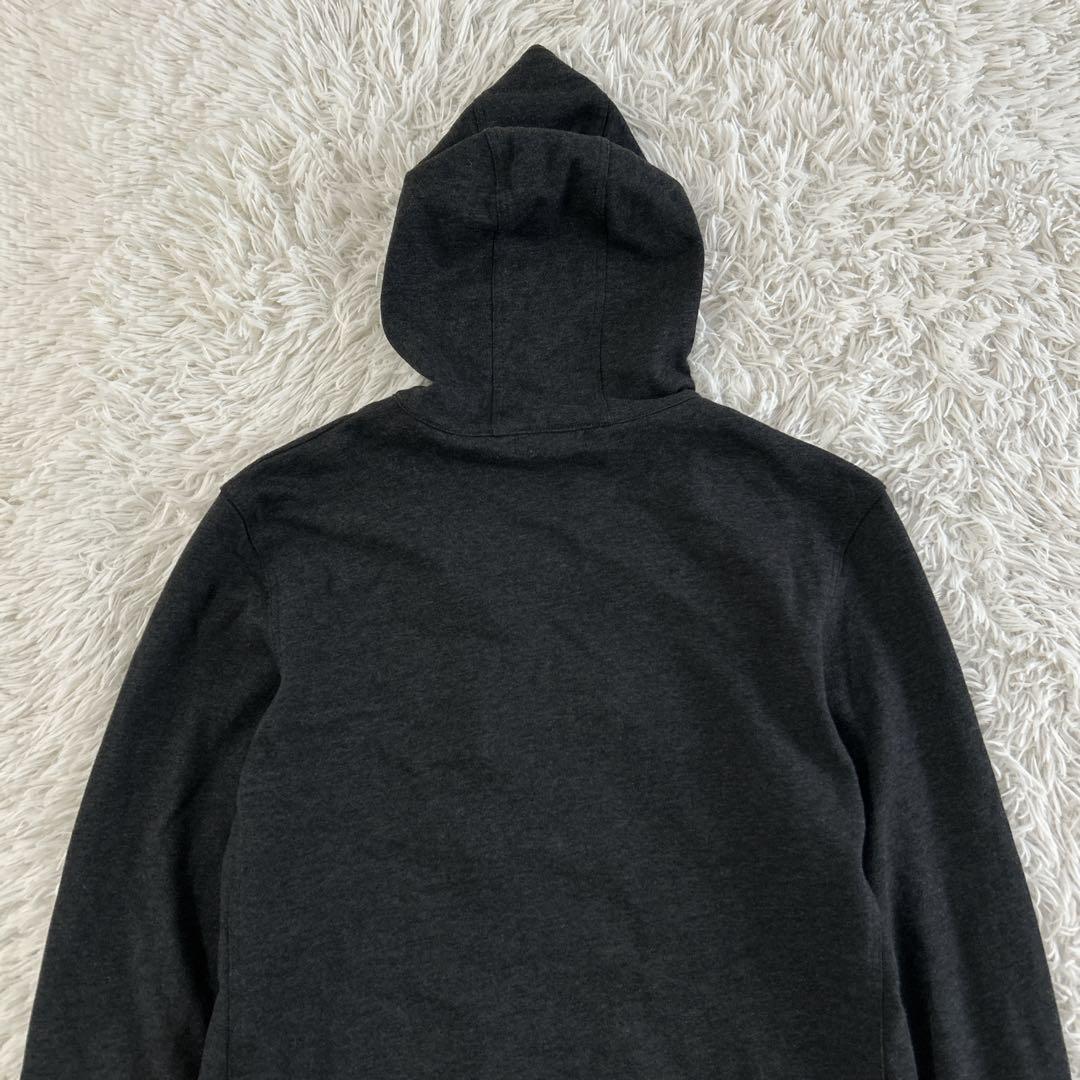 美品✨ バーバリーブラックレーベル ジップパーカー ホースロゴ刺繍 チェック L