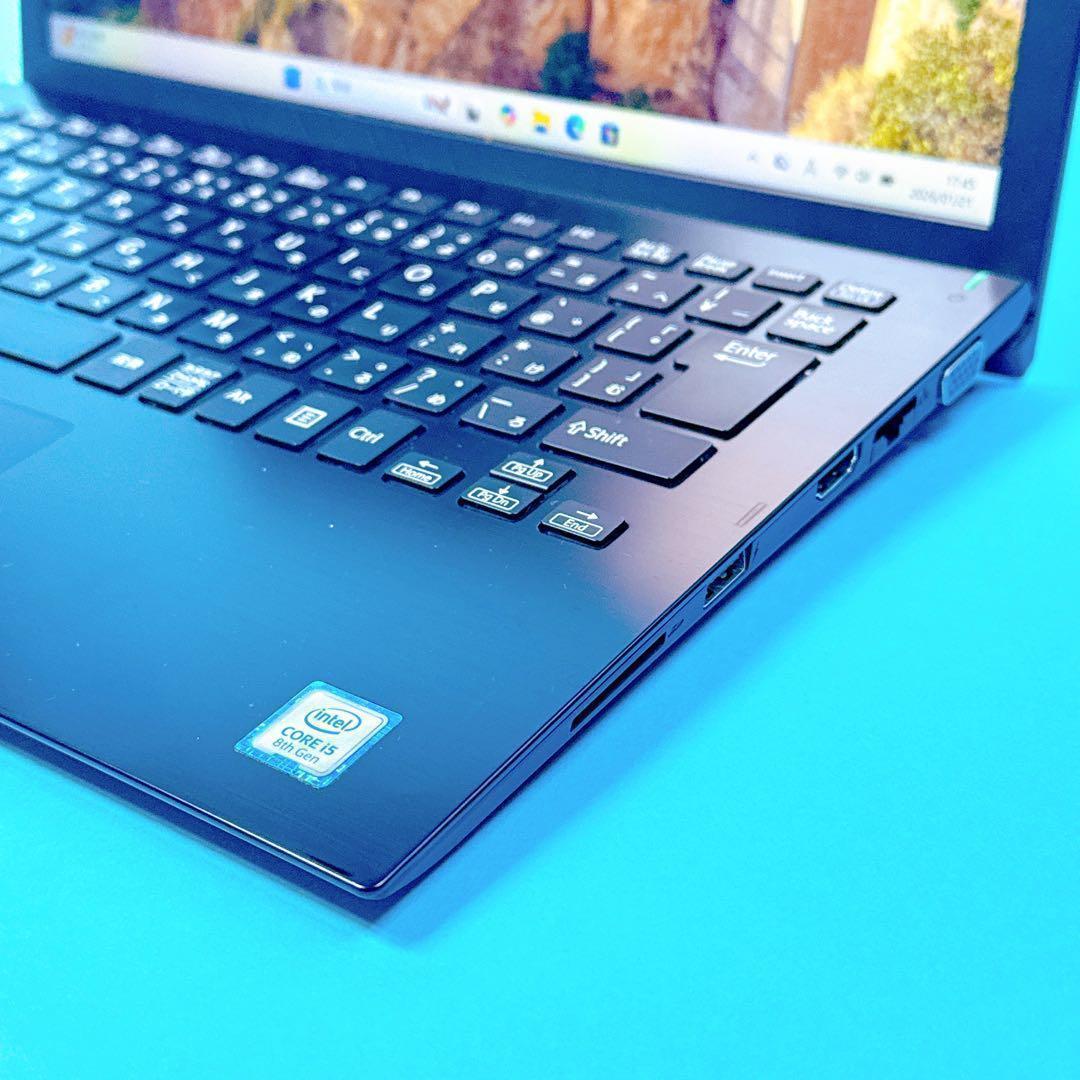 高性能⭐️第8世代i5⭐️爆速SSD windows11ノートパソコン 薄型軽量