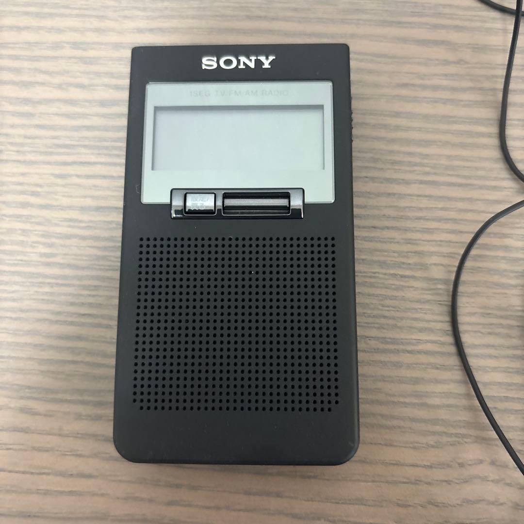 美品☆SONY FM/AMラジオ XDR-63TV 動作品　アンテナケーブル付き