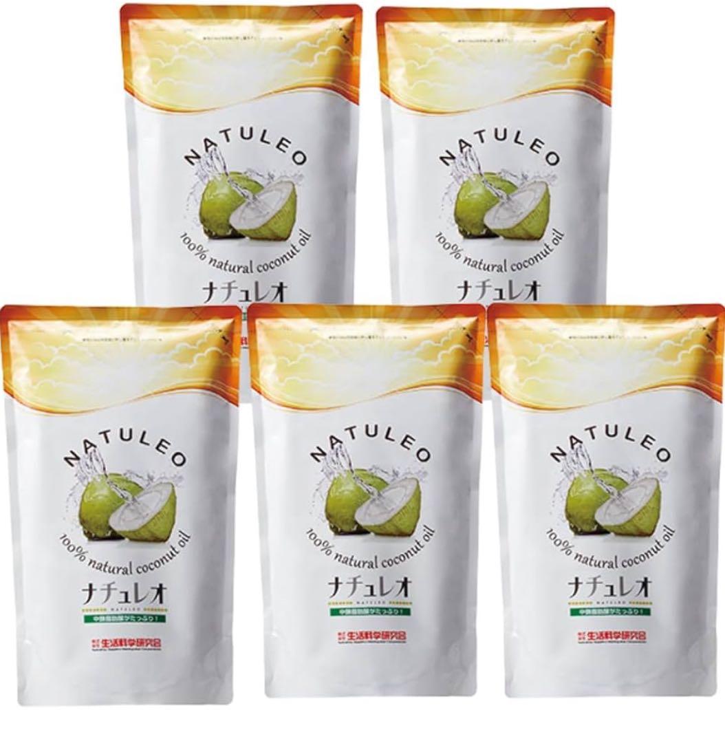 未開封❗️ココナッツオイル１００％ ココヤシの泉 ナチュレオ 912g (5個)