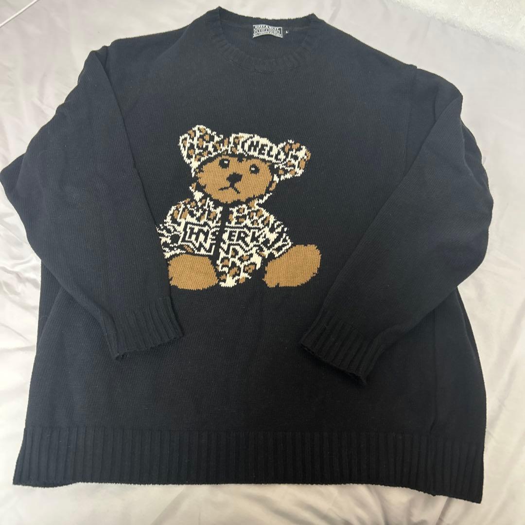 ヒステリックグラマー　ジャガードセーター　ヒスベア　Lサイズ　最終値下げ