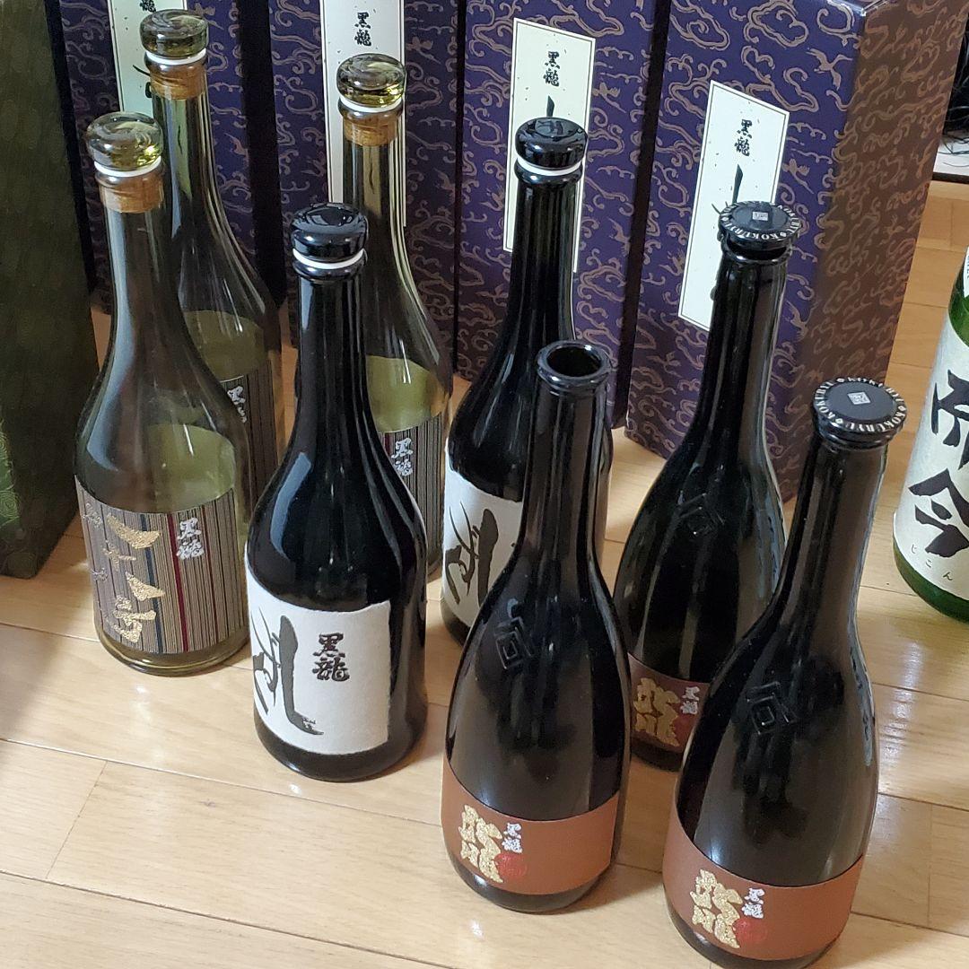 日本酒空瓶❗黒龍・裏鍋島・十四代・冩樂 ・而今・田酒・新政❗その他色々❗