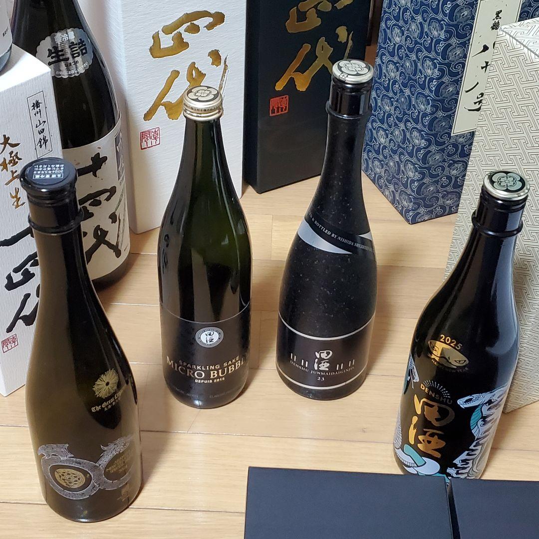 日本酒空瓶❗黒龍・裏鍋島・十四代・冩樂 ・而今・田酒・新政❗その他色々❗