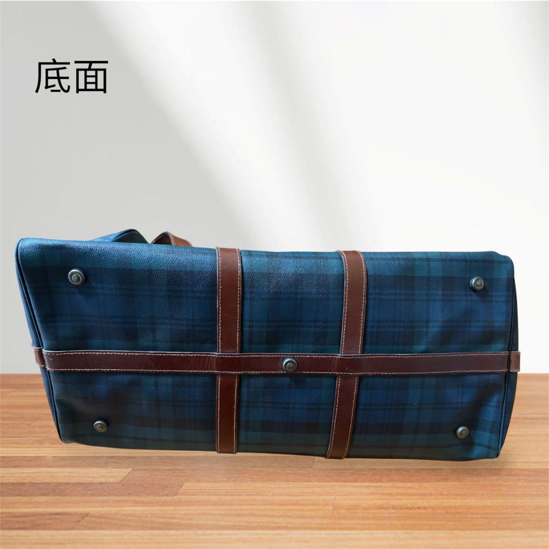 【スーパー】ポロラルフローレン チェック柄ボストンバッグ 大容量