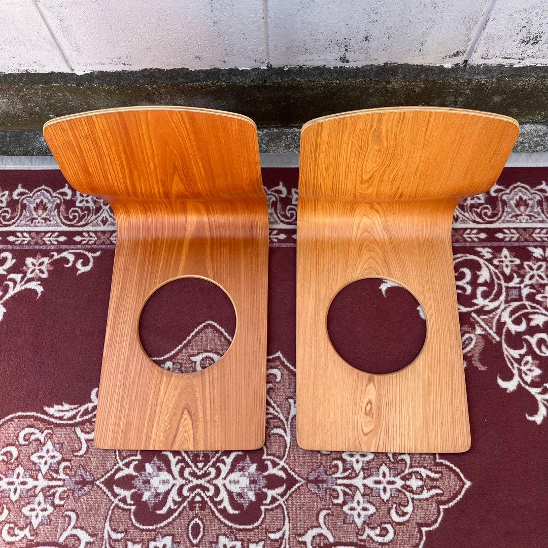 Tendo 天童木工 ◾️2点セット 座椅子 プライウッド 藤森健次 和モダン D