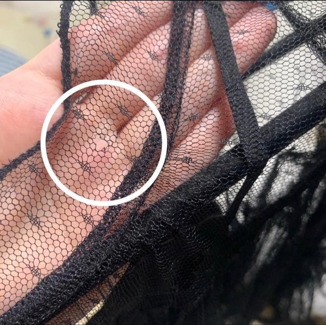 【靴とセット】etoll. ドットチュールレイヤードドレスワンピースとamel靴