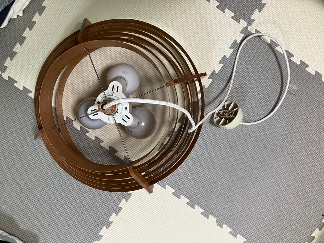 ヤマギワ P2421 白熱灯器具 ヤコブソンランプ φ540 パイン材