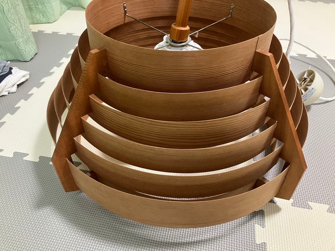 ヤマギワ P2421 白熱灯器具 ヤコブソンランプ φ540 パイン材