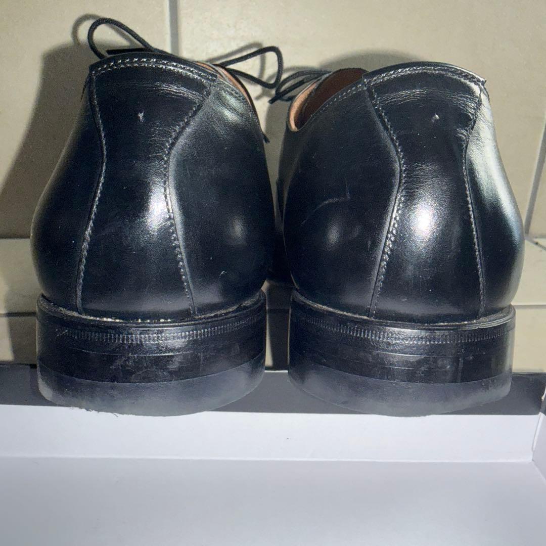 スコッチグレイン 916 ブラックレザー ストレートチップ