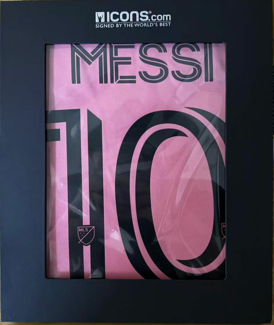 ゆ*場様 リオネル・メッシ直筆サイン入りインテル・マイアミユニフォーム
