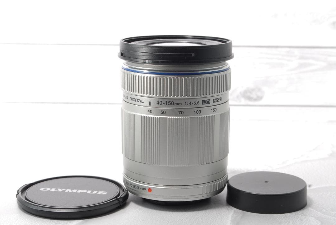 OLYMPUS オリンパス40-150mm ED 望遠レンズ シルバー 動作正常
