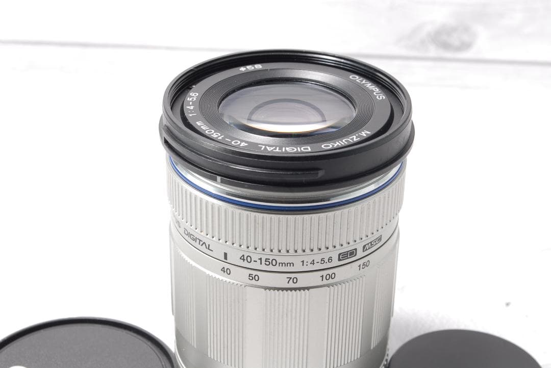 OLYMPUS オリンパス40-150mm ED 望遠レンズ シルバー 動作正常