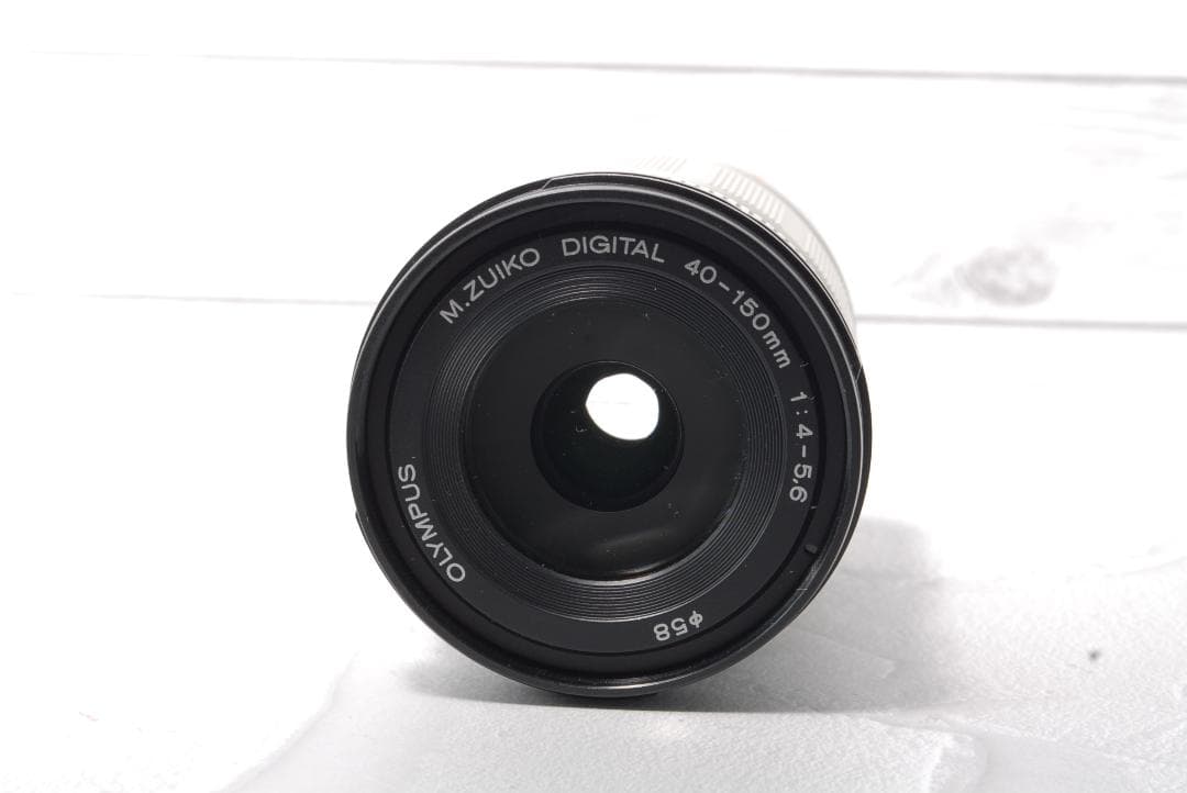 OLYMPUS オリンパス40-150mm ED 望遠レンズ シルバー 動作正常