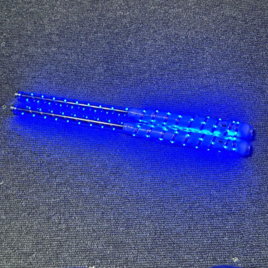 ジャグリング ディアボロ 天風LEDカーボンスティック フル ブルー
