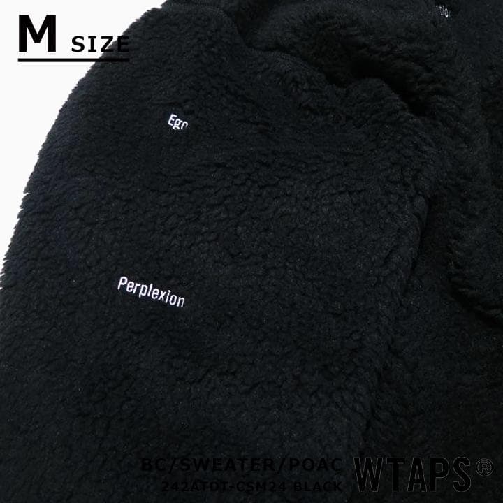 【Mサイズ】WTAPS★ボア クルーネック フリース ブラック 新品未使用