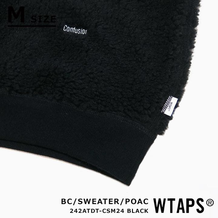 【Mサイズ】WTAPS★ボア クルーネック フリース ブラック 新品未使用