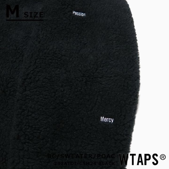 【Mサイズ】WTAPS★ボア クルーネック フリース ブラック 新品未使用