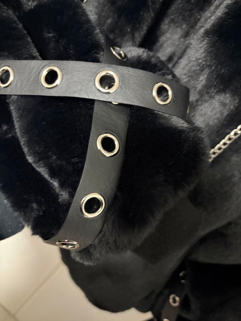 『DIMMOIRE』BABY SHEEPファーパーカーII/BLACK