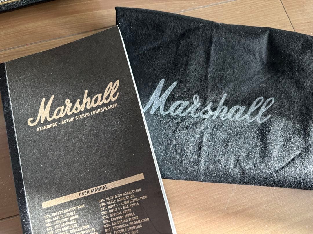 M*n様 《ジャンク品・汚れ有り》マーシャル スピーカー スタンモア　付属品あり