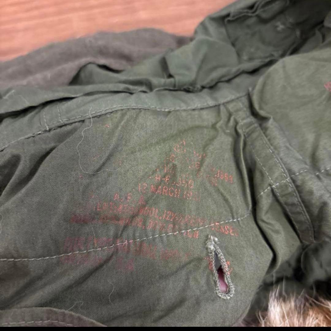 50s 米軍実物　M51フード　M1951 PARKA コヨーテファ ③送料無料
