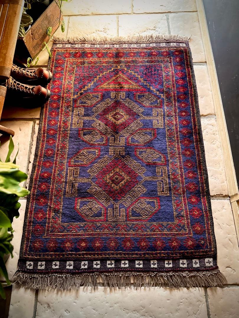 トライバルラグ　ヴィンテージラグ　アフガンラグ　マルダリ　バルーチ　プリミティブ