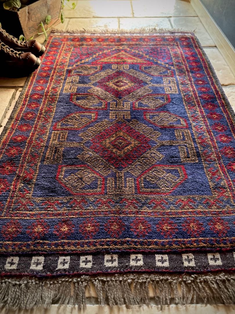 トライバルラグ　ヴィンテージラグ　アフガンラグ　マルダリ　バルーチ　プリミティブ