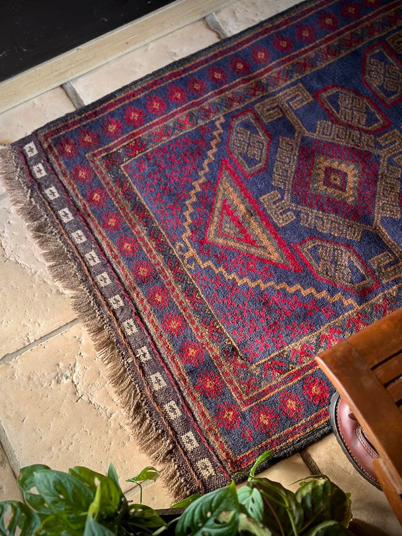 トライバルラグ　ヴィンテージラグ　アフガンラグ　マルダリ　バルーチ　プリミティブ