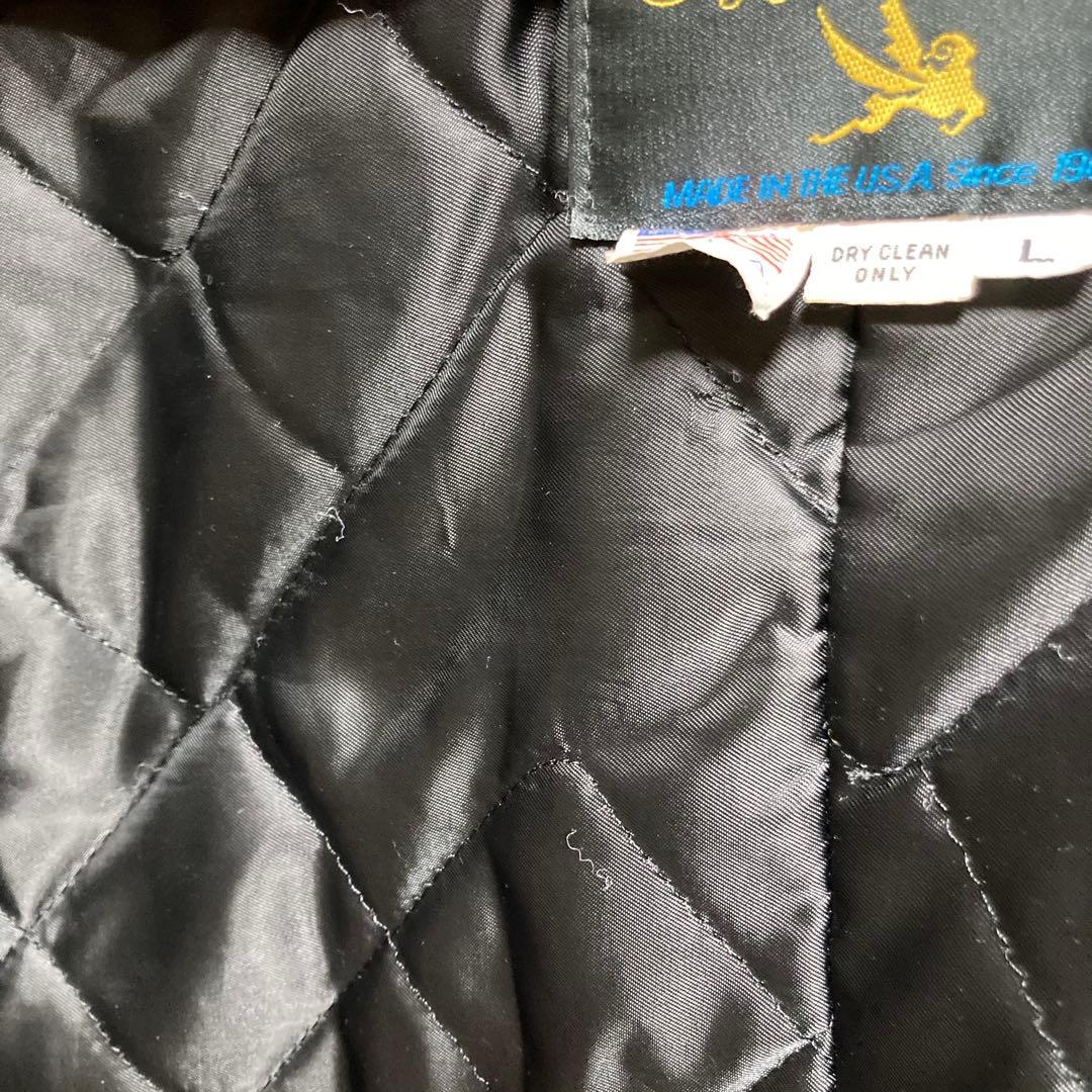 タ*リ様 80s SPIEWAK USA製 キルティングピーコート 実寸 XL