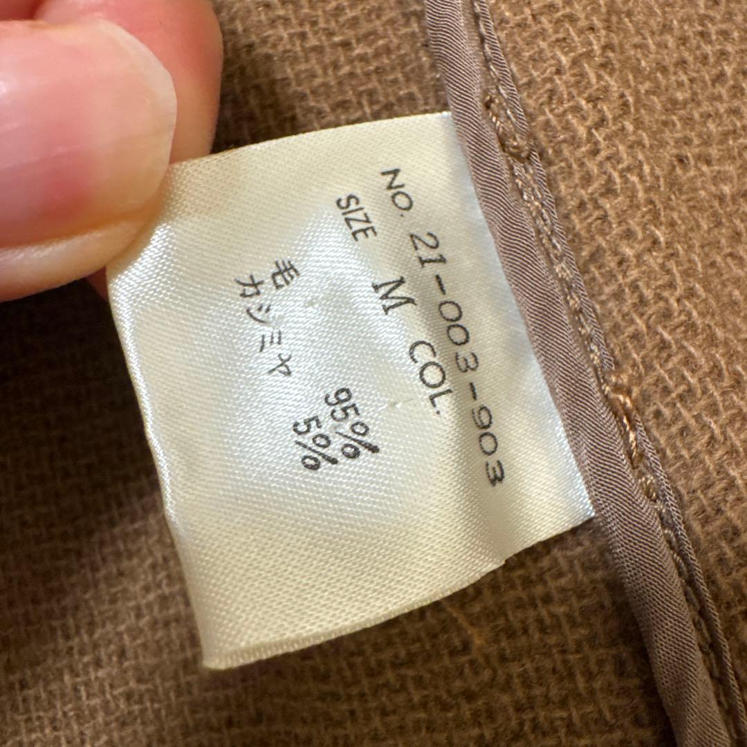 Paul Stuart ポールスチュアート ブラウン ダッフルコート カシミア