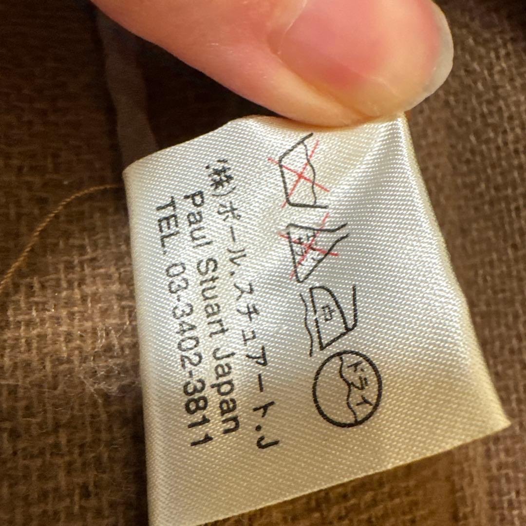 Paul Stuart ポールスチュアート ブラウン ダッフルコート カシミア