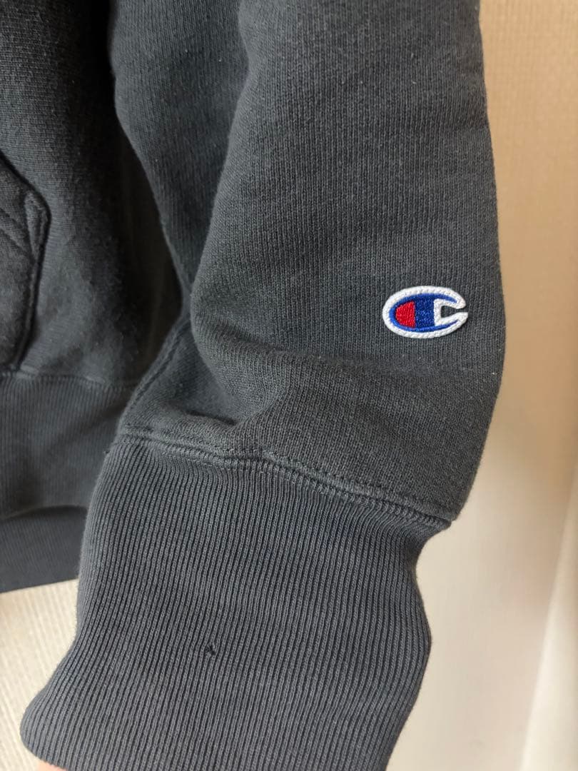 Framework Champion 別注ハーフジップ リバースウィーブ グレー