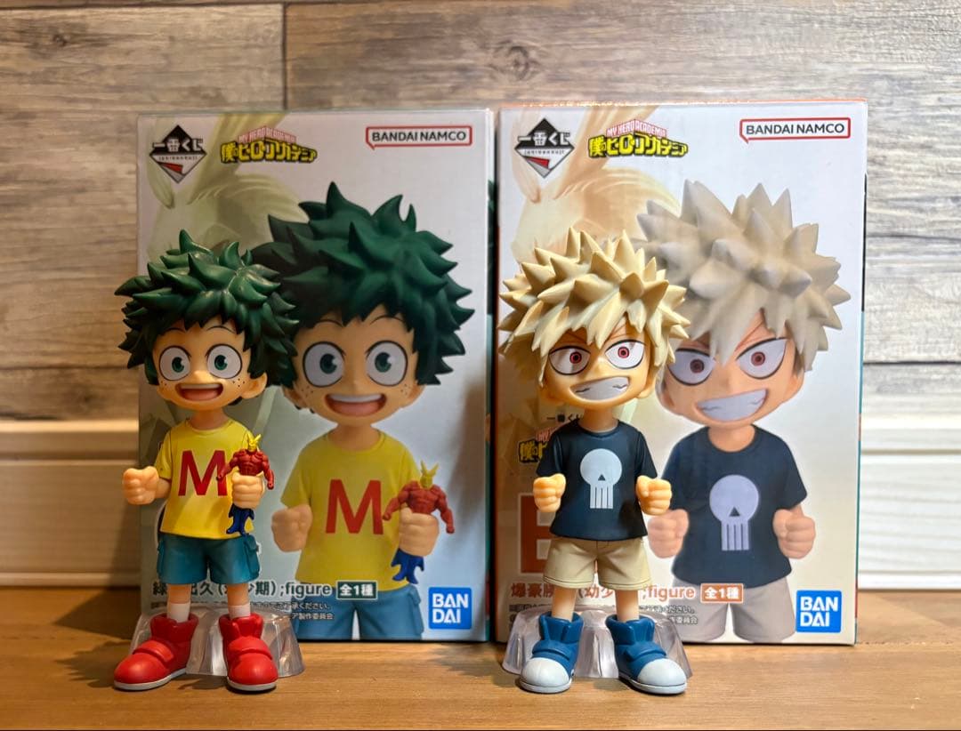 一番くじ 僕のヒーローアカデミア 二人のあこがれ C賞 緑谷出久 E賞 爆豪勝己