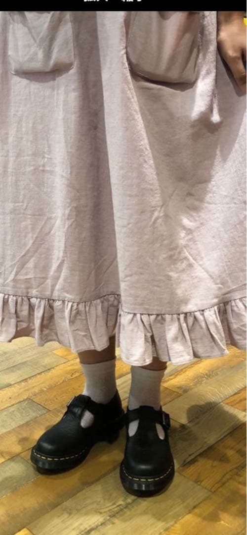 Ｄr.Martens POLLEY EMBOSS Ｔバーシューズ　UK3