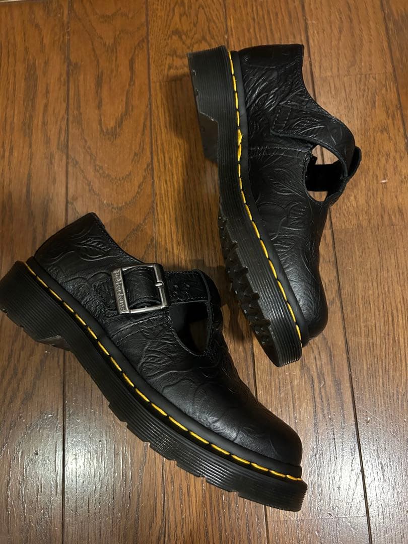 Ｄr.Martens POLLEY EMBOSS Ｔバーシューズ　UK3