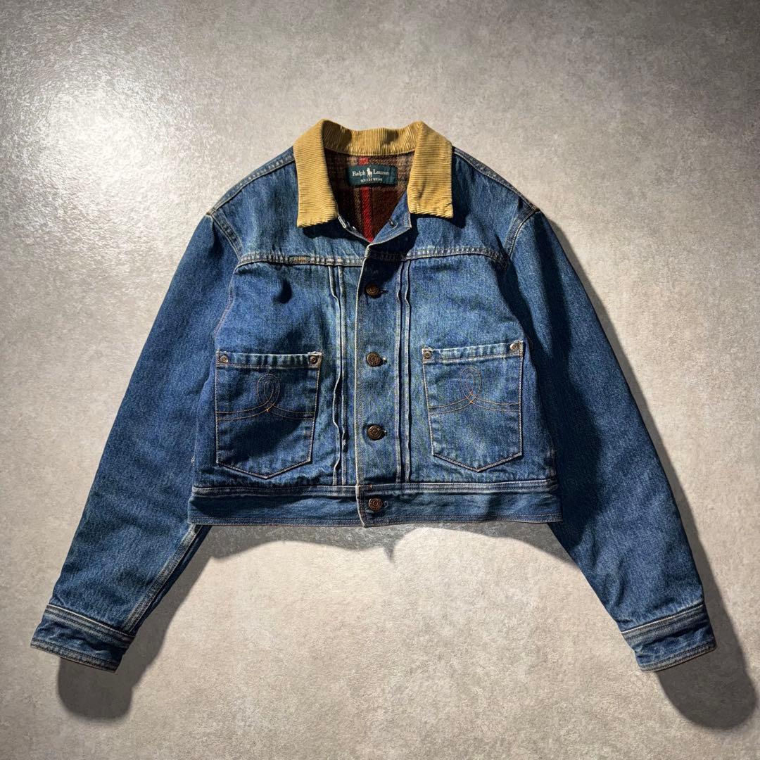 ジャケット・アウター 70s ralph lauren type 2nd denim jacket
