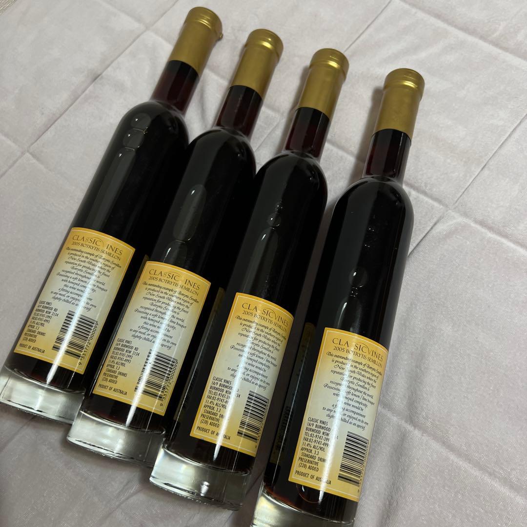 貴腐ワインBotrytis Semillon 2005 375ml 4本セット