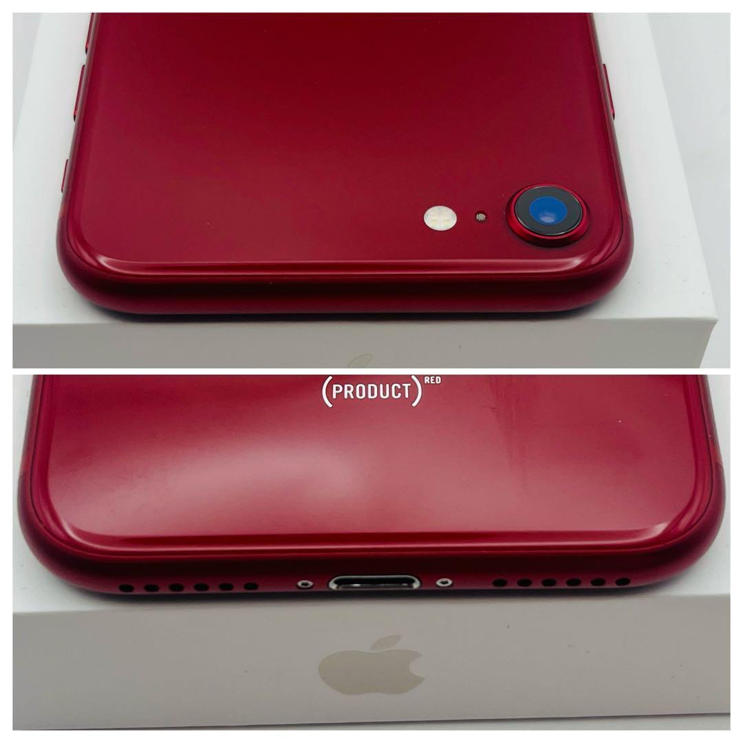 iPhone SE3 レッド SIMフリー バッテリー100%