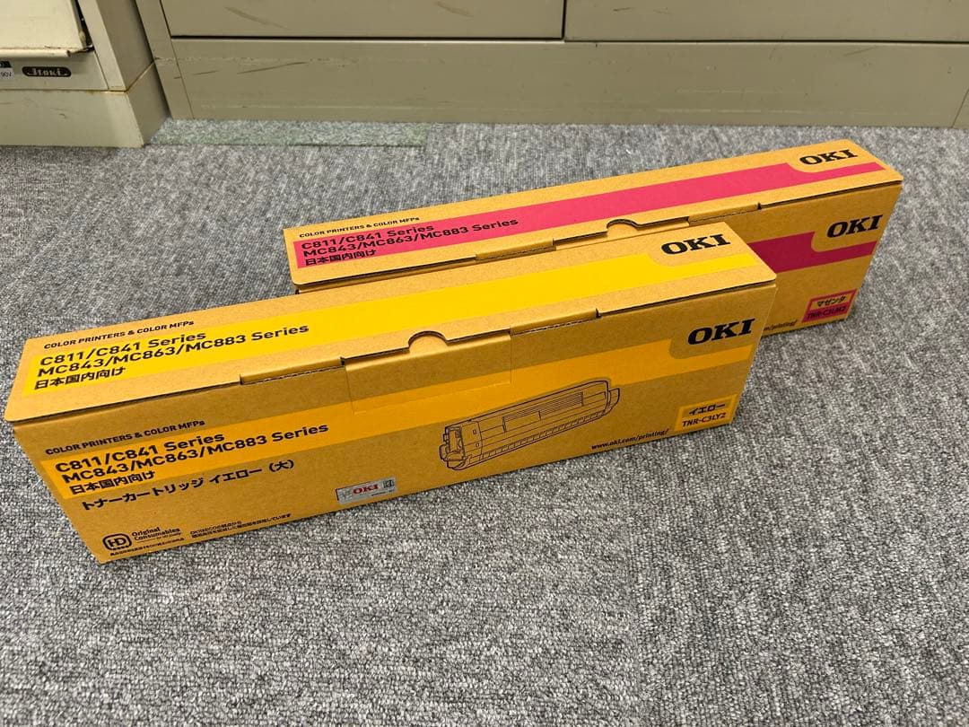 純正品⭐︎OKI トナーカートリッジ 2色セット　イエロー&マゼンタ　新品未使用