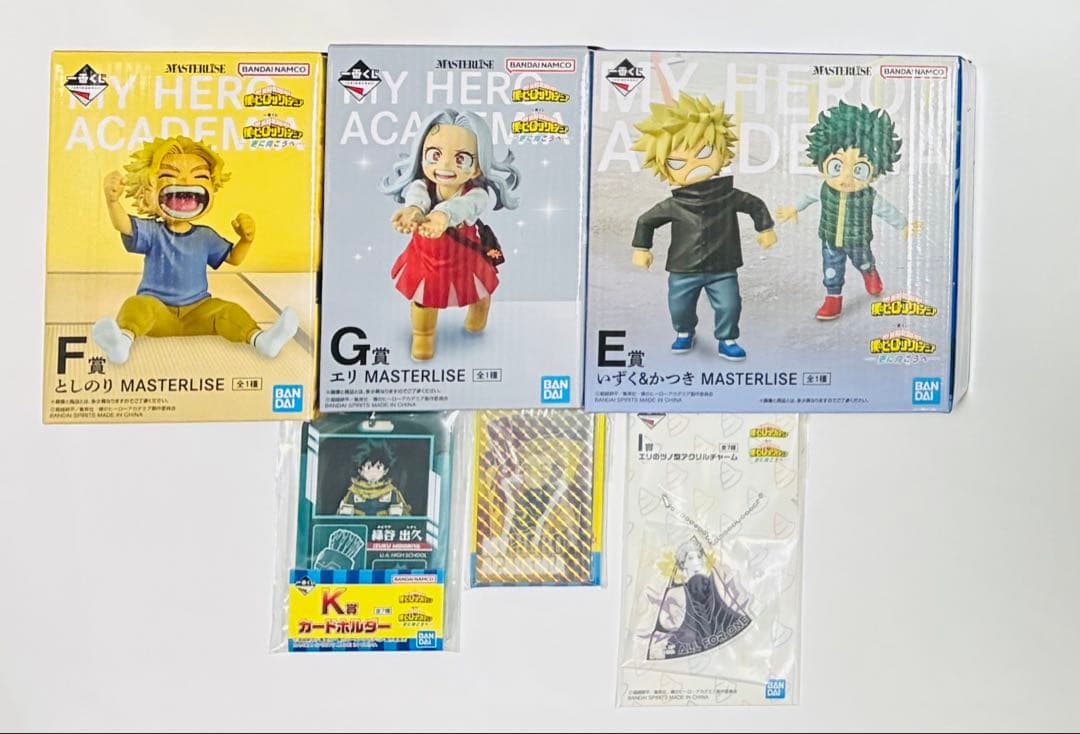 ス*チ様 一番くじ 僕のヒーローアカデミア -更に向こうへ- フィギュア　3体セ