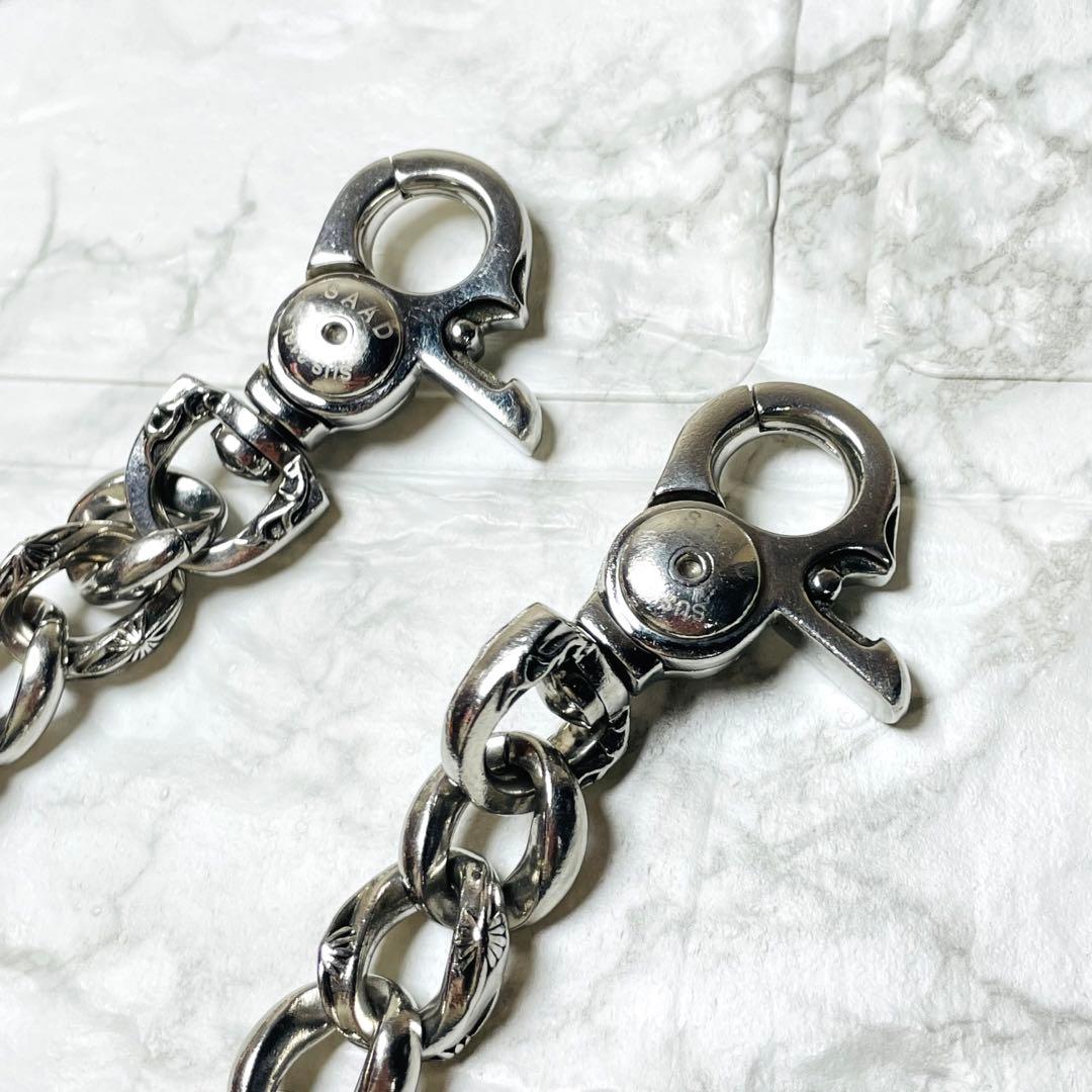 SAAD サード　ウォレットチェーン　シルバー