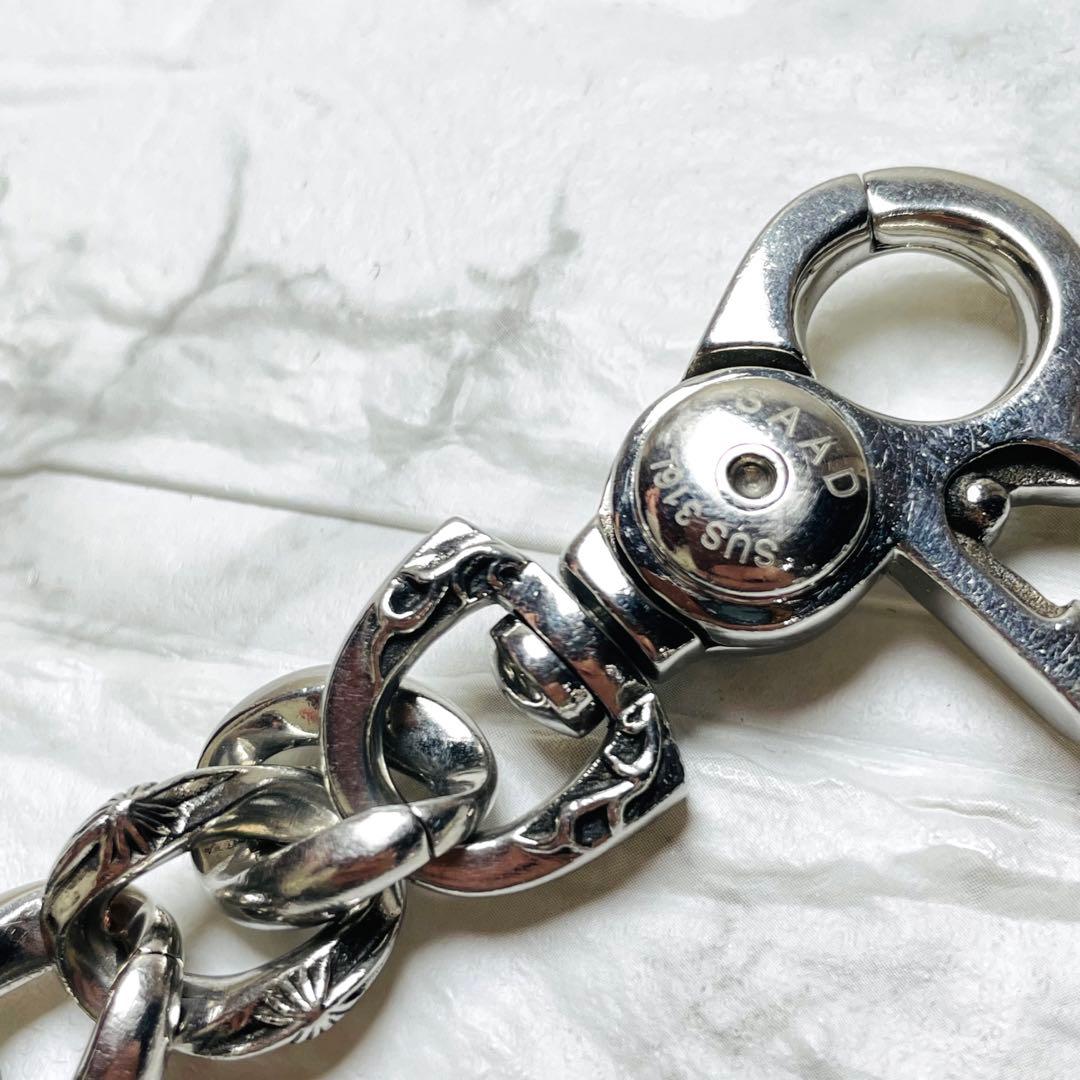 SAAD サード　ウォレットチェーン　シルバー